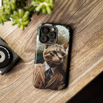 "The Feline Aristocrat" Mobile Phone Case
