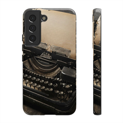 "Fade in. A Writer at the Cusp of Genius" Mobile Phone Case