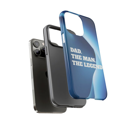 "Dad.  The Man.  The Legend" Mobile Phone Case (blue)