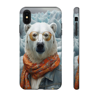 "Urban Zen Polar Bear" Mobile Phone Case