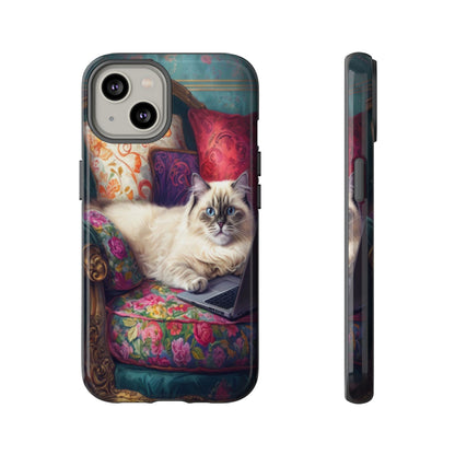 "Purr-sian Productivity" Mobile Phone Case