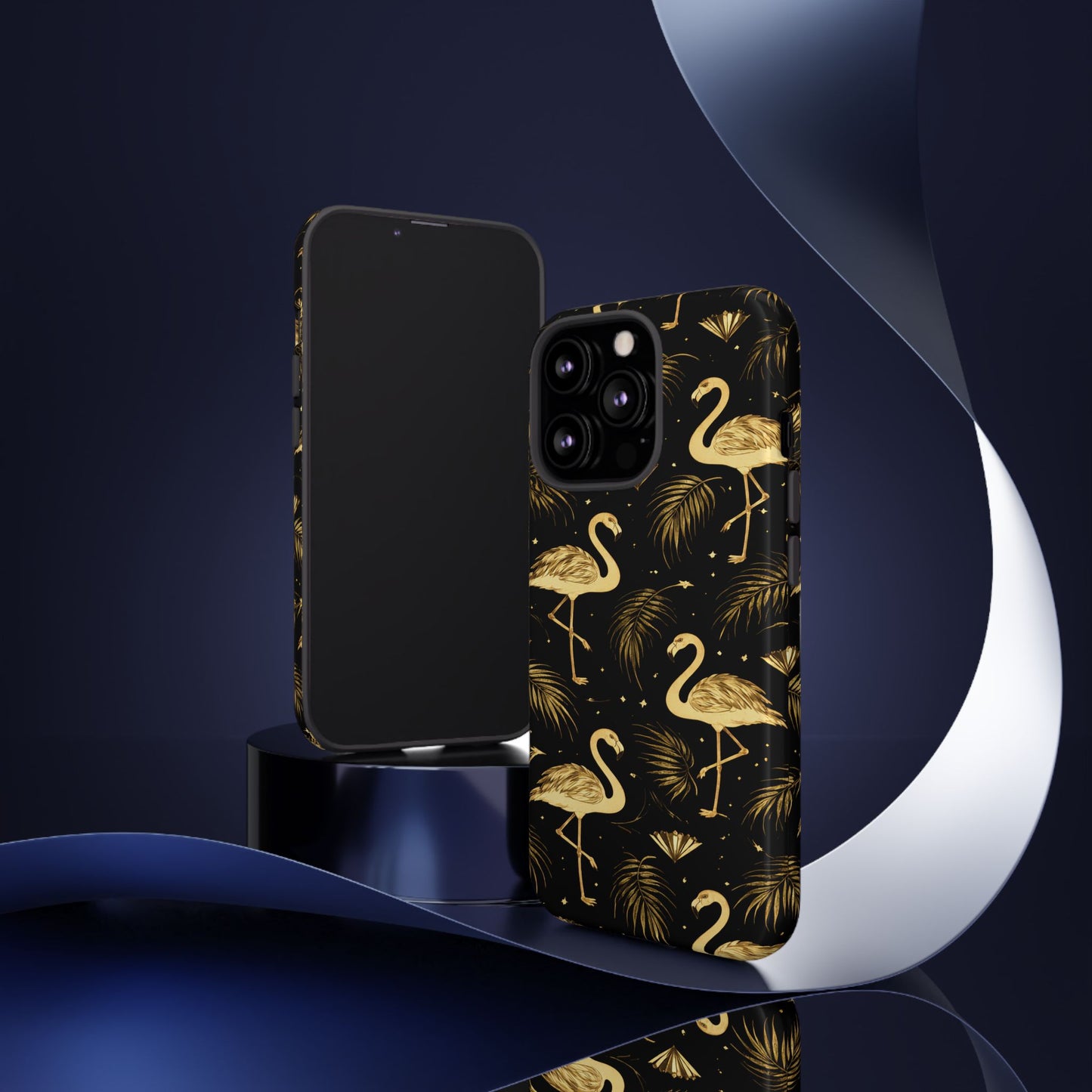 "Gold Flamingo" Mobile Phone Case
