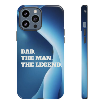 "Dad.  The Man.  The Legend" Mobile Phone Case (red)