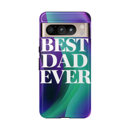 "Best Dad Ever" Mobile Phone Case (purple)