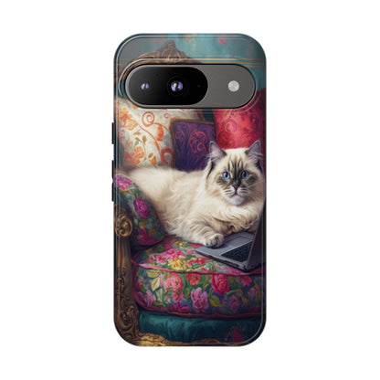 "Purr-sian Productivity" Mobile Phone Case