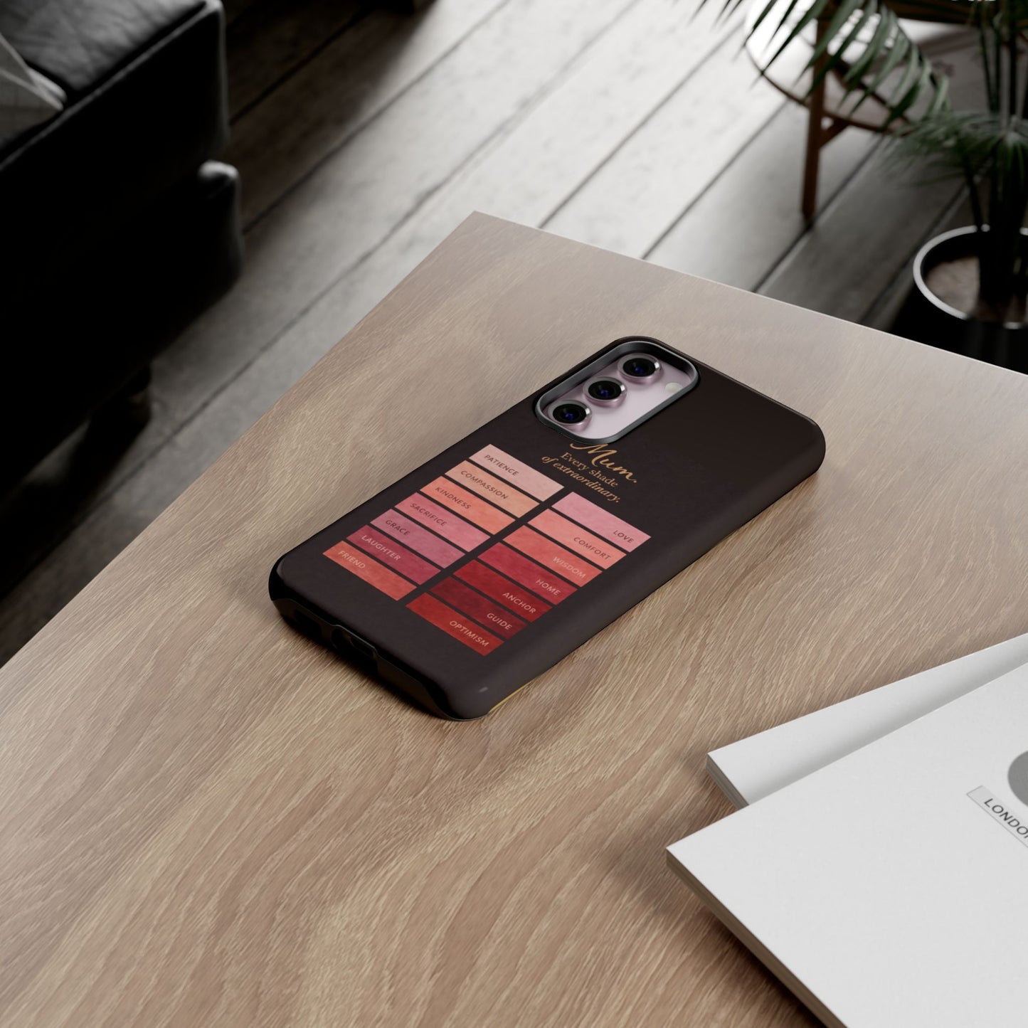 "Every Shade of Extraordinary" Mobile Phone Case (blush)