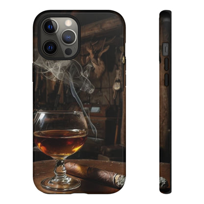 "Hot Whiskey and Cigar" Mobile Phone Case