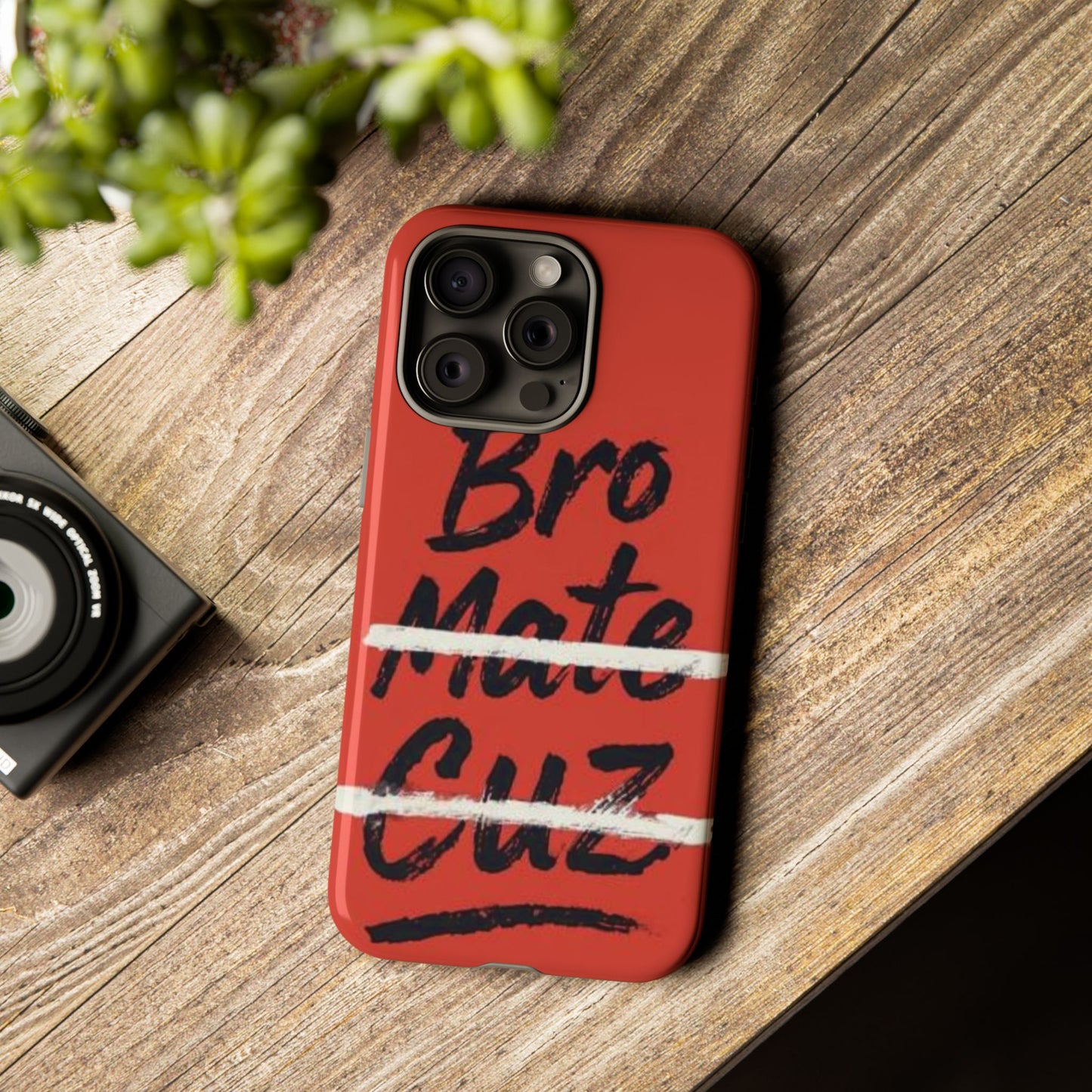 "Bro. Mate. Cuz." Mobile Phone Case