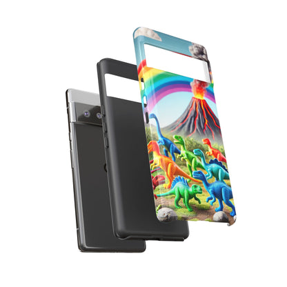 "Rainbow Dinosaurs" Mobile Phone Case