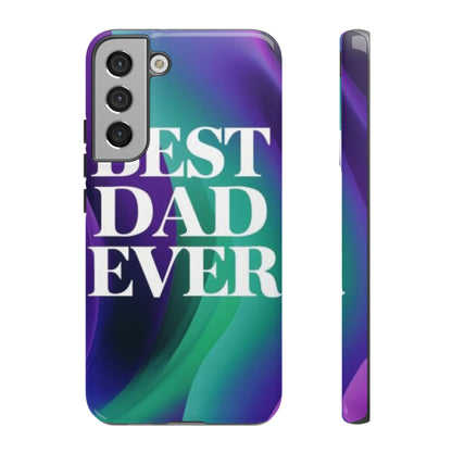 "Best Dad Ever" Mobile Phone Case (purple)