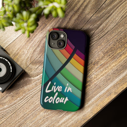"Live in Colour" Mobile Phone Case