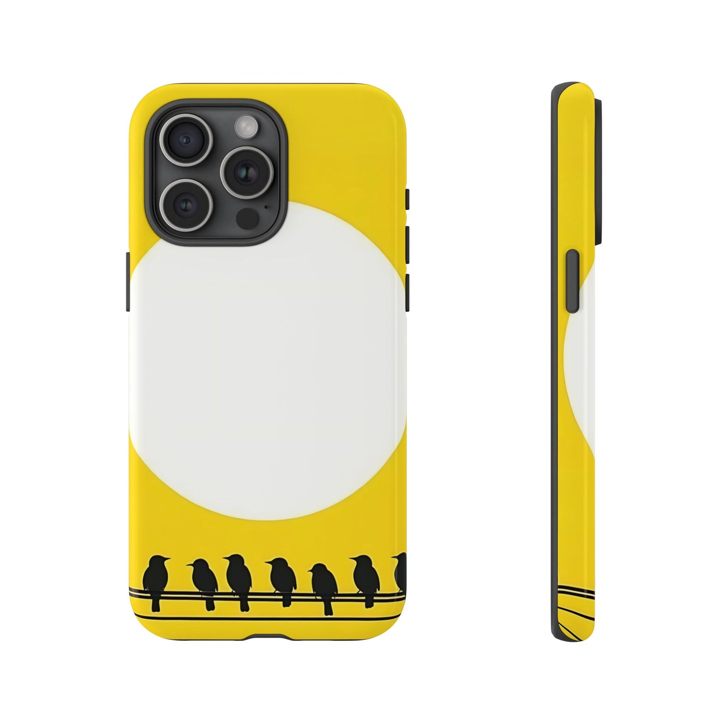 "The Feathered Assembly - Yellow" Mobile Phone Case