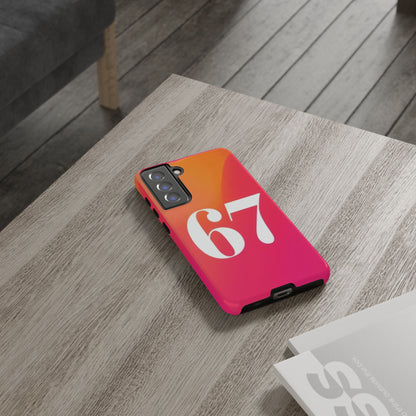 "67" Mobile Phone Case