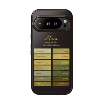"Every Shade of Extraordinary" Mobile Phone Case (green)