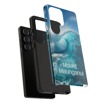 "Mount Maunganui" Mobile Phone Case (green)