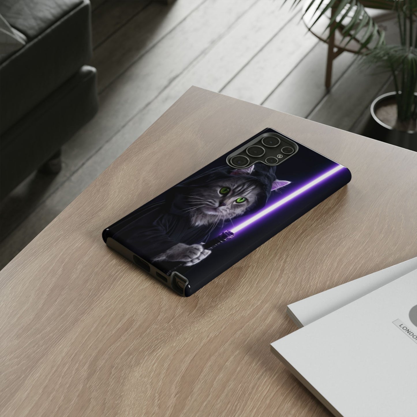 "Jedi Whisker" Mobile Phone Case (purple)