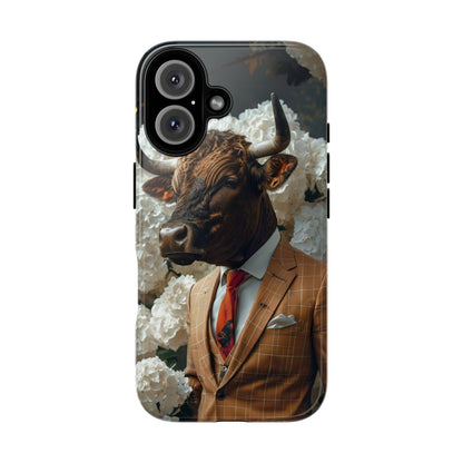 "The Genteel Bull" Mobile Phone Case