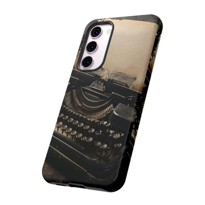 "Fade in. A Writer at the Cusp of Genius" Mobile Phone Case