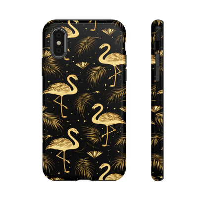 "Gold Flamingo" Mobile Phone Case