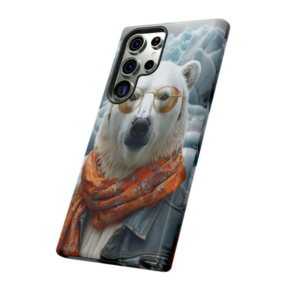 "Urban Zen Polar Bear" Mobile Phone Case
