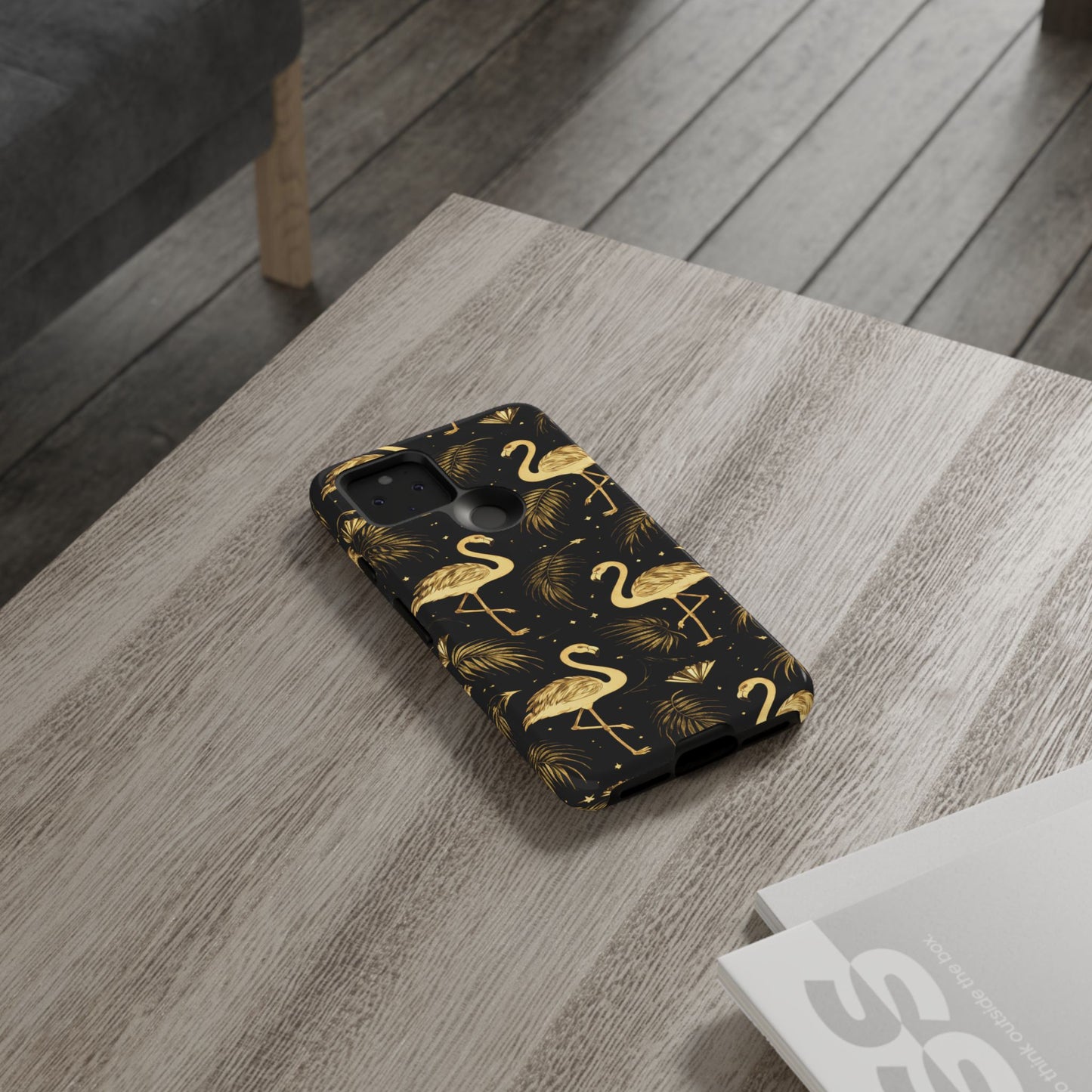 "Gold Flamingo" Mobile Phone Case
