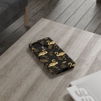 "Gold Flamingo" Mobile Phone Case