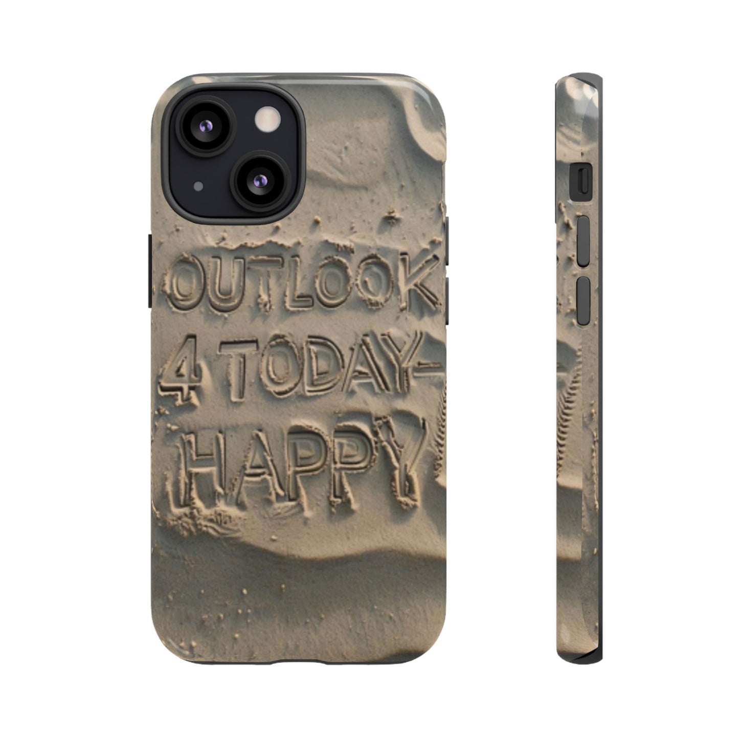 "Life is Short.  Be Happy" Mobile Phone Case