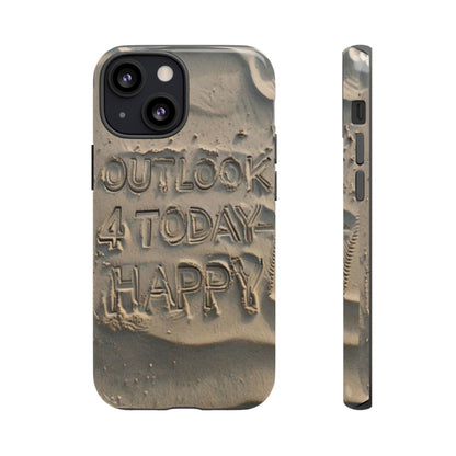 "Life is Short.  Be Happy" Mobile Phone Case