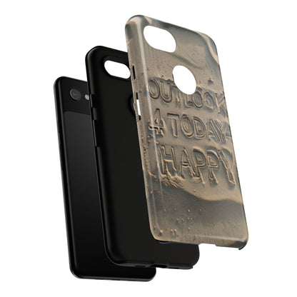 "Life is Short.  Be Happy" Mobile Phone Case
