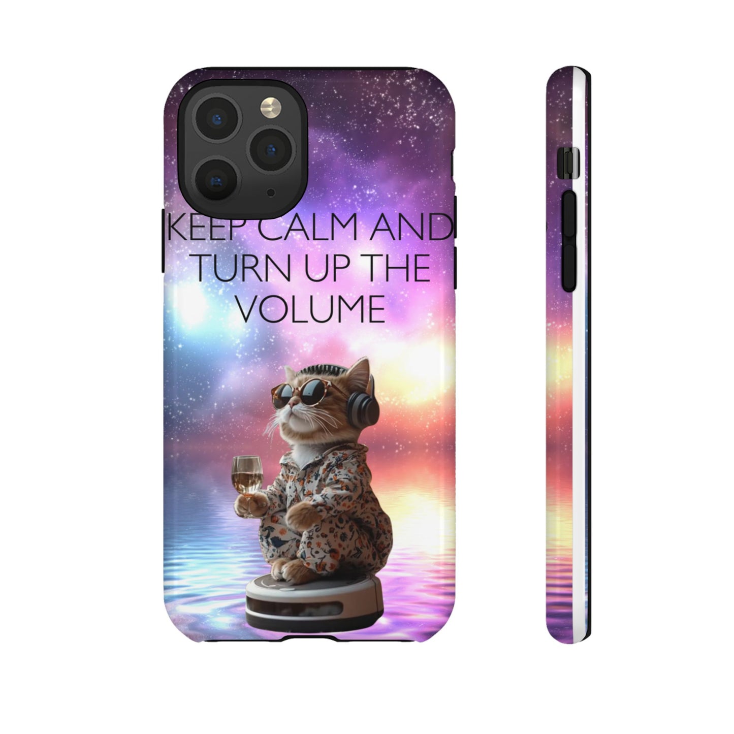 "Keep calm and turn up the Volume" Mobile Phone Case (mix)
