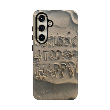 "Life is Short.  Be Happy" Mobile Phone Case