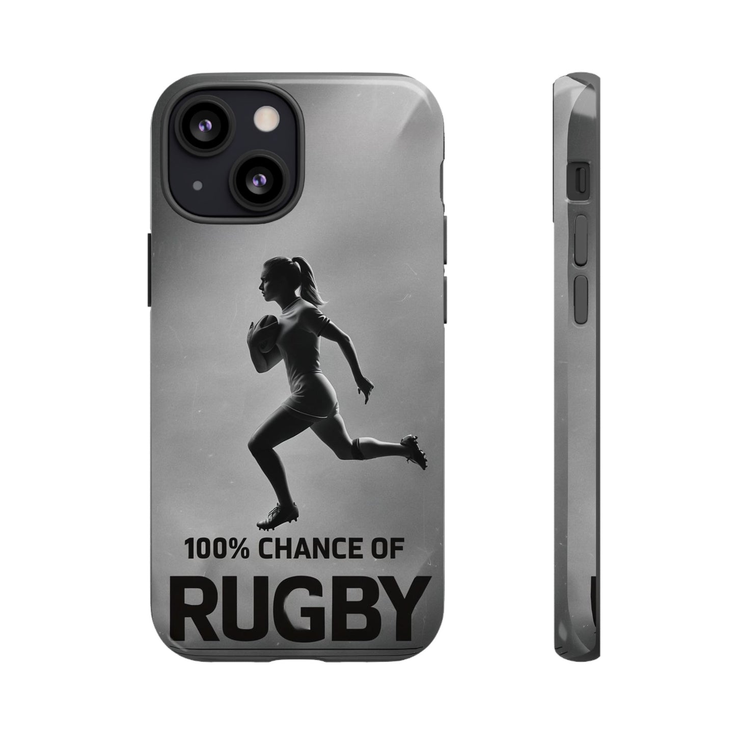 "Rain, Shine, Rugby" Mobile Phone Case