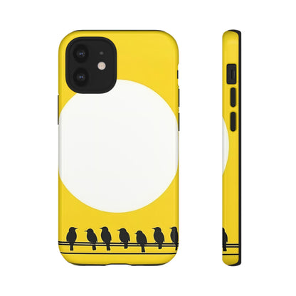 "The Feathered Assembly - Yellow" Mobile Phone Case