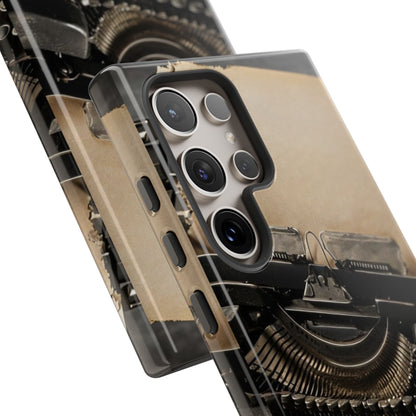 "Fade in. A Writer at the Cusp of Genius" Mobile Phone Case