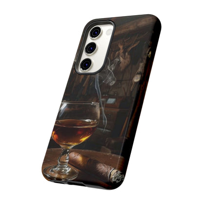 "Hot Whiskey and Cigar" Mobile Phone Case