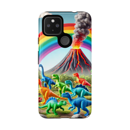 "Rainbow Dinosaurs" Mobile Phone Case