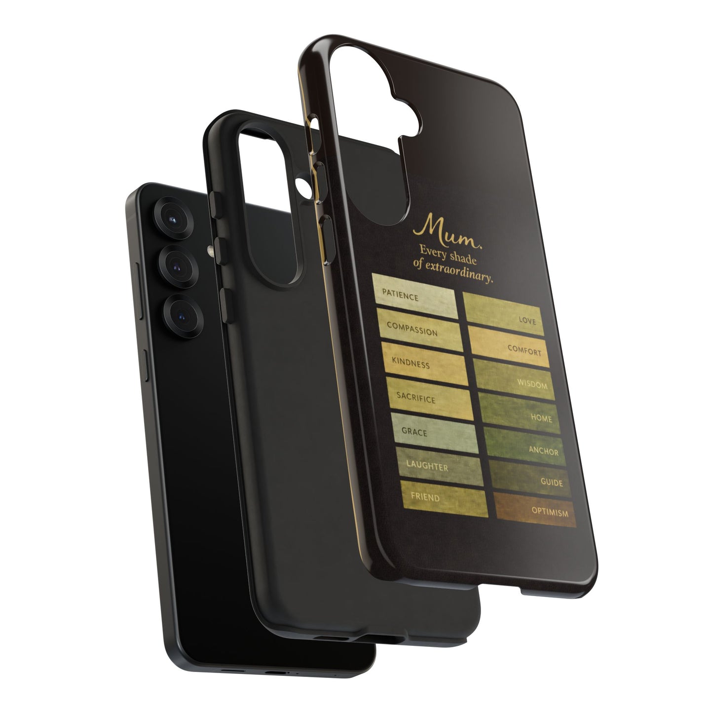 "Every Shade of Extraordinary" Mobile Phone Case (green)