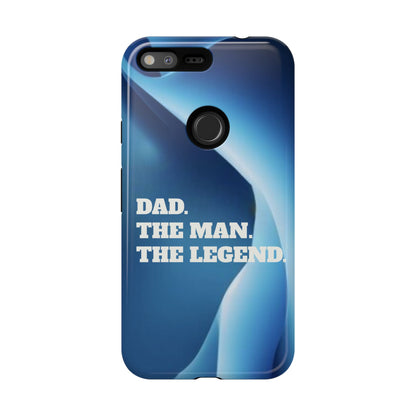 "Dad.  The Man.  The Legend" Mobile Phone Case (blue)