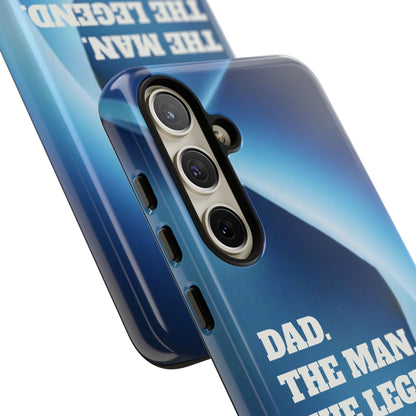 "Dad.  The Man.  The Legend" Mobile Phone Case (red)