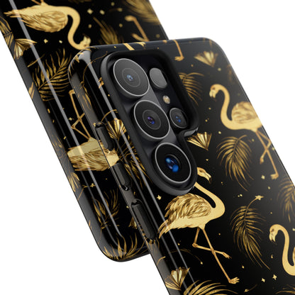 "Gold Flamingo" Mobile Phone Case