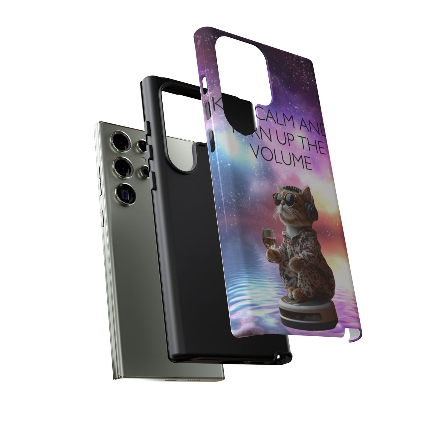 "Keep calm and turn up the Volume" Mobile Phone Case (mix)