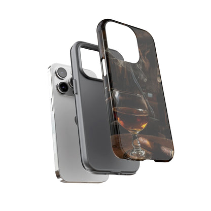 "Hot Whiskey and Cigar" Mobile Phone Case