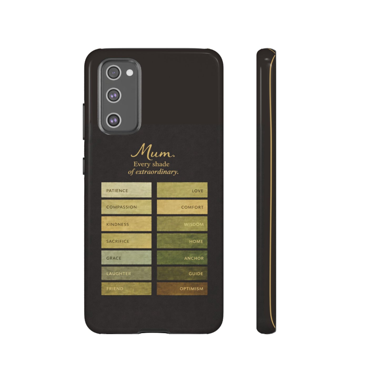 "Every Shade of Extraordinary" Mobile Phone Case (green)