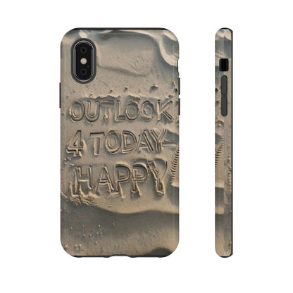 "Life is Short.  Be Happy" Mobile Phone Case
