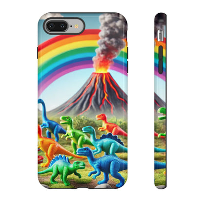 "Rainbow Dinosaurs" Mobile Phone Case