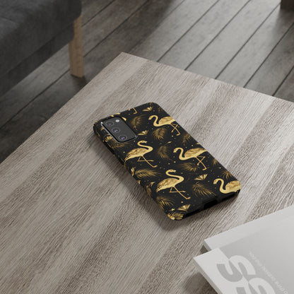 "Gold Flamingo" Mobile Phone Case