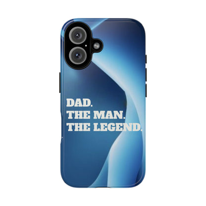 "Dad.  The Man.  The Legend" Mobile Phone Case (blue)