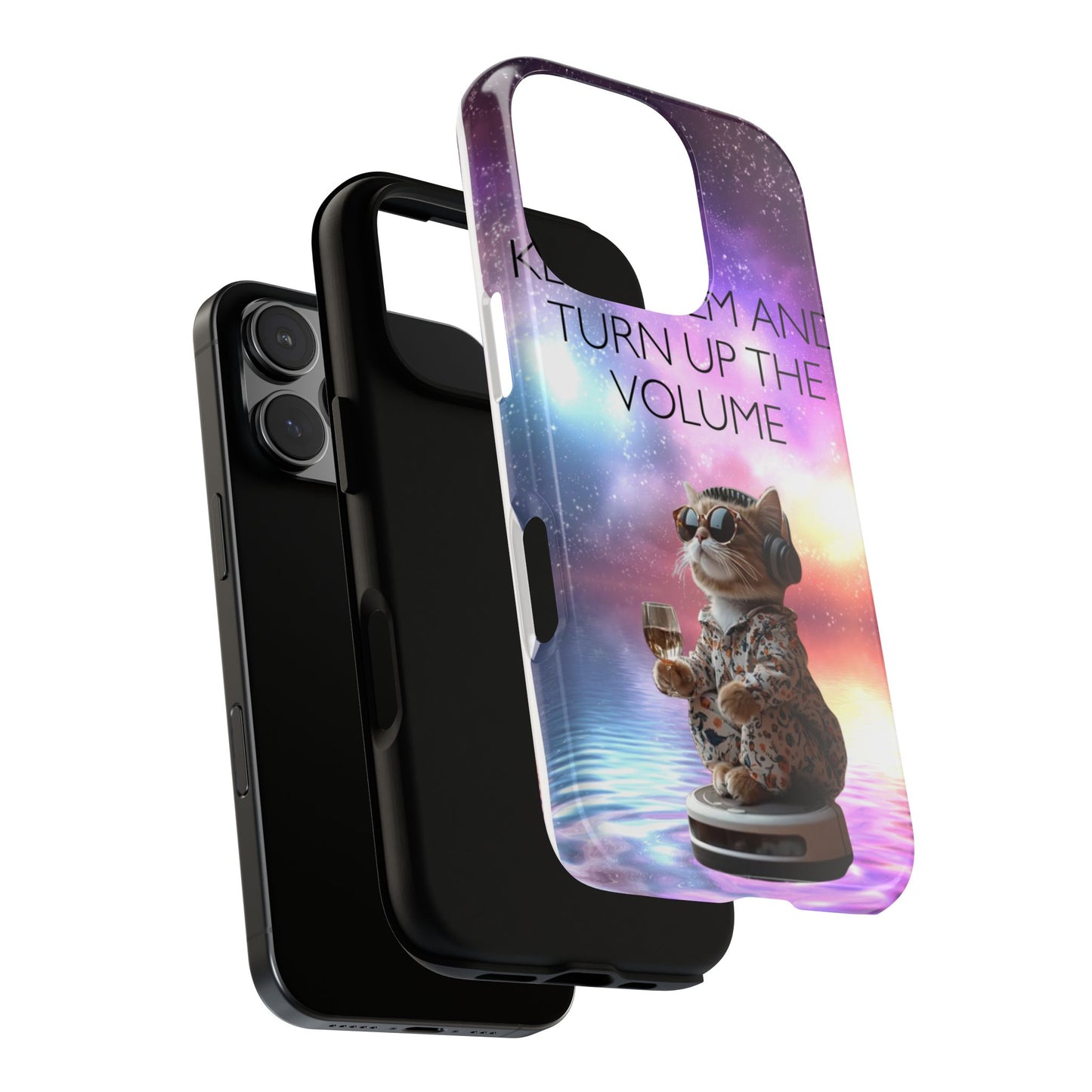 "Keep calm and turn up the Volume" Mobile Phone Case (mix)