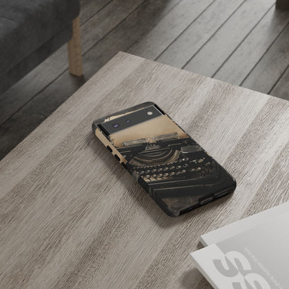 "Fade in. A Writer at the Cusp of Genius" Mobile Phone Case
