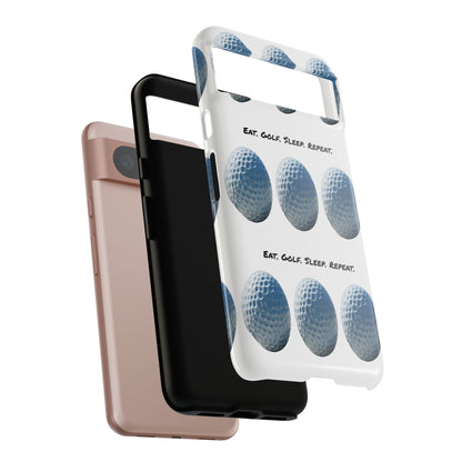 "Eat. Golf. Sleep. Repeat." Mobile Phone Case